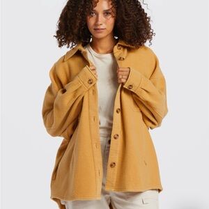 Like new billabong Anytime Shacket Oversized Button-Through Jacket size Medium